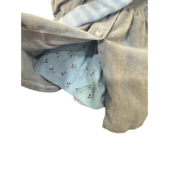 Vintage Enesco Precious Moments Doll Coat Scarf  14 in tall pearl button winter - Picture 10 of 11